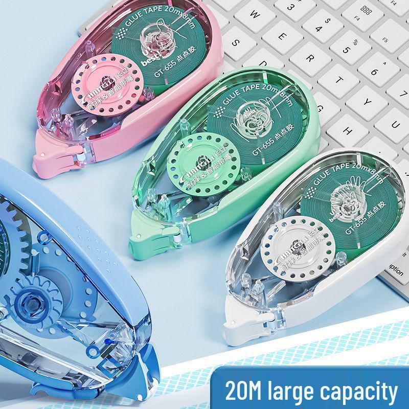 Changli Double-Sided Correction Tape - Large Capacity, Dot Style for Students