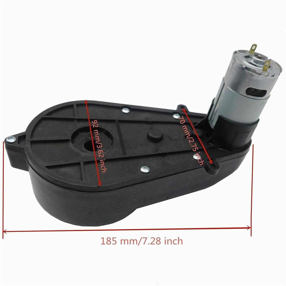 24V RS555 40000RPM DC Motor Gearbox Suitable For Children's Riding SUV