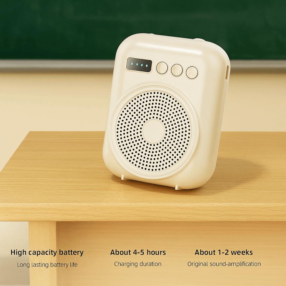 with Belt Classroom Sound Speaker FM Radio Sound Amplifier Audio Enhancer Bluetooth Speaker  Travel