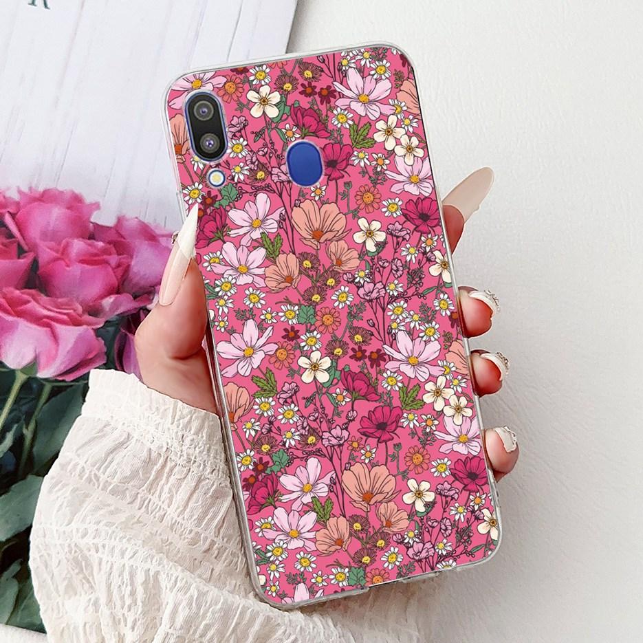 For Samsung Galaxy M10 M20 M30 Case New Fashion Painted Cover Clear Silicone Soft Slim Phone Case For Samsung M10 M20 M30 Fundas