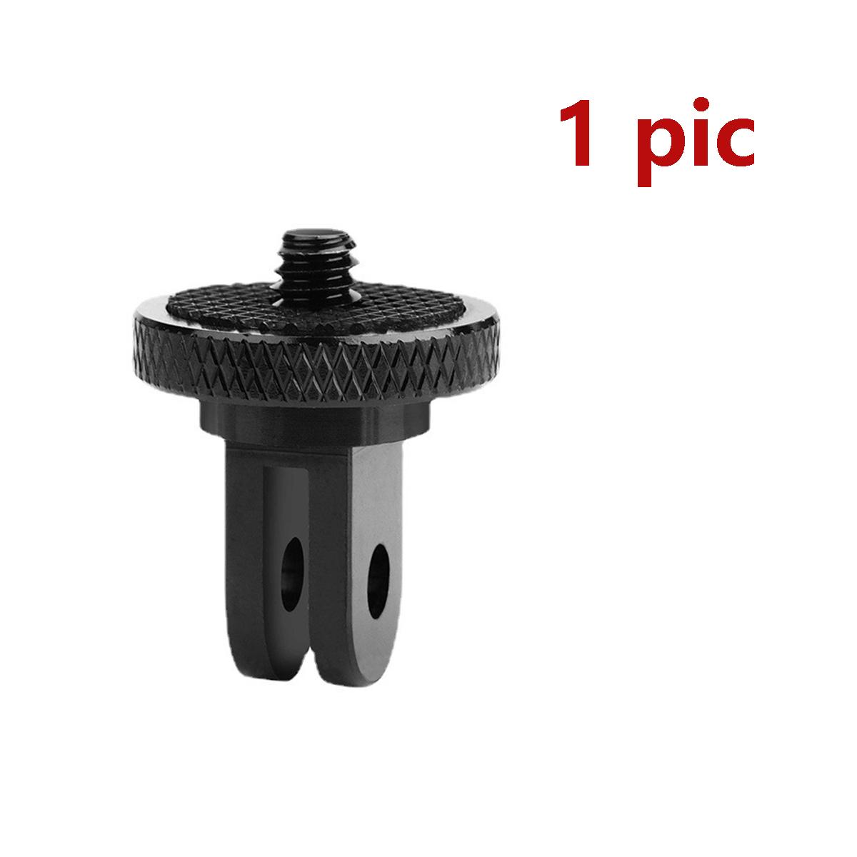 

Aluminum 1/4 Inch Tripod Adapter Mount for GoPro Hero 13 12 11 Insta360 X4 X3 Sjcam Xiaomi Yi 4K Eken Go Pro Camera Accessories