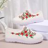 Fashion 2024 Women Sneakers Breathable Floral Comfort Soft Solid Color Fashion Lightweight Shoes for Women