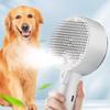One Button Pet Cleaning Spray Adjustable Pet Grooming Comb Pet Electric Steam Brush  For Grooming
