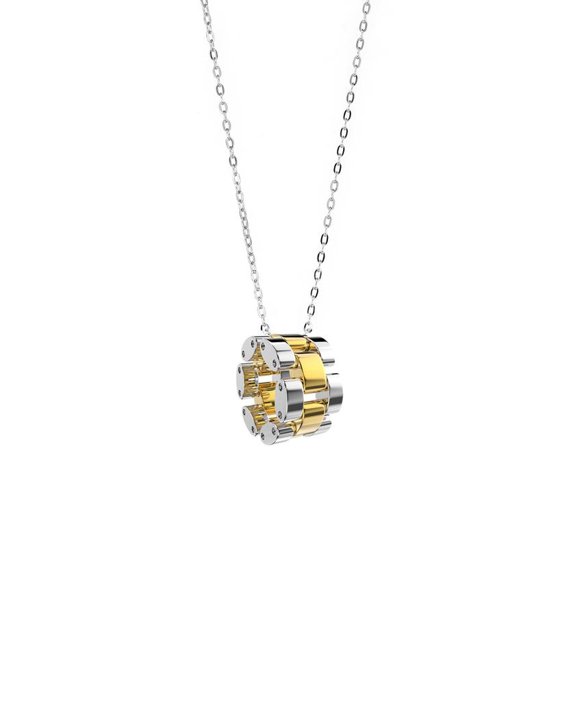 Iceball Triple Link Necklace (Wg.G)