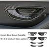 8pcs Inner Door Handle Cover Stickers for 15-21 Mercedes-Benz C-Class W205