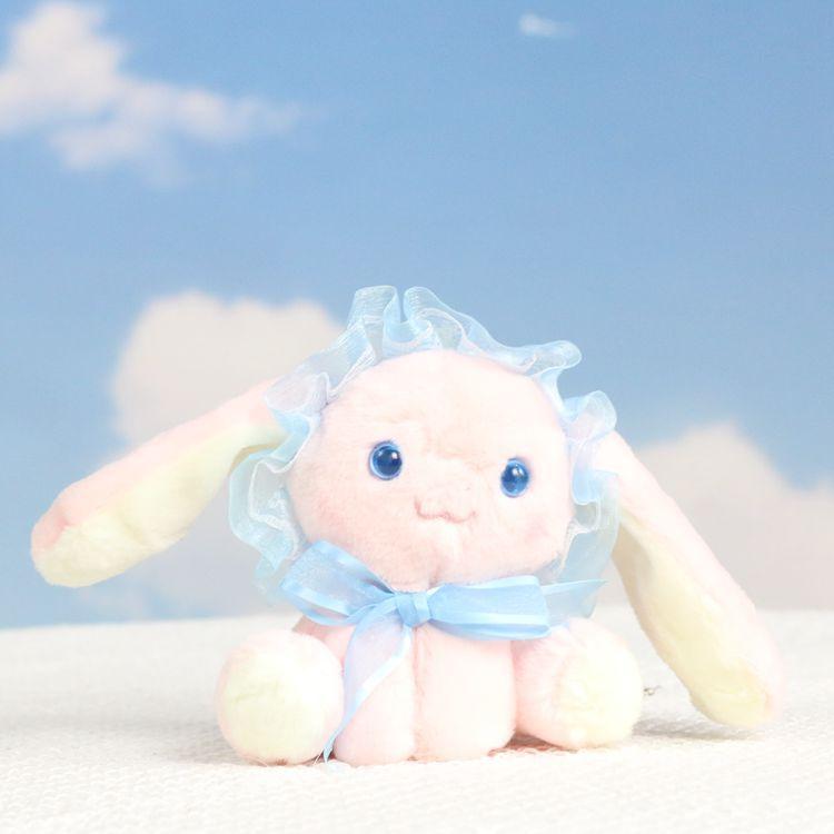 Mini Plush Endearing Rabbit Keychain Doll Soft Toy Colorful Accessory For Bags And Purses