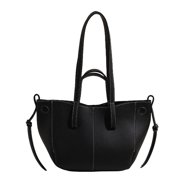Soft-faced Pu Wing Bag, New One-shoulder Underarm Bag, Portable Large Bag, Women's Large-capacity Tote Women's Bag.