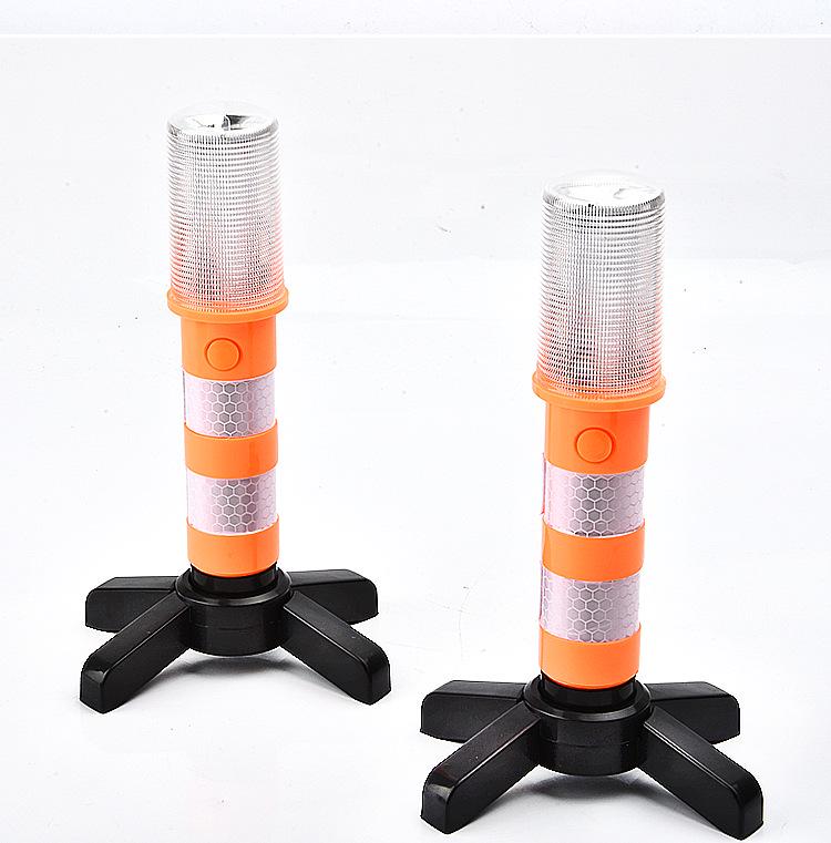 LED Magnetic Road Safety Warning Flashlight