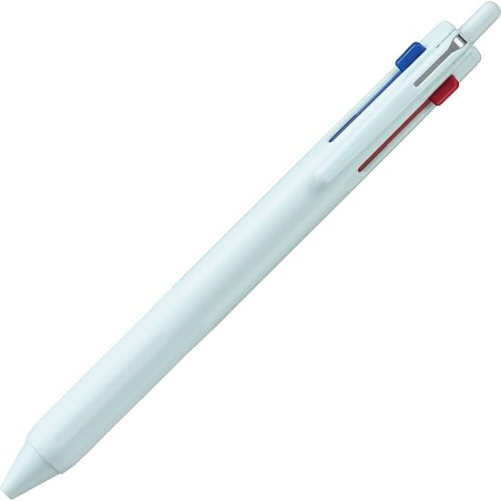 uni-ball Jetstream 3-Color Ballpoint Pen, 0.5mm, Ice Blue, Smooth Writing, SXE350705.32 B09NKPNWG5