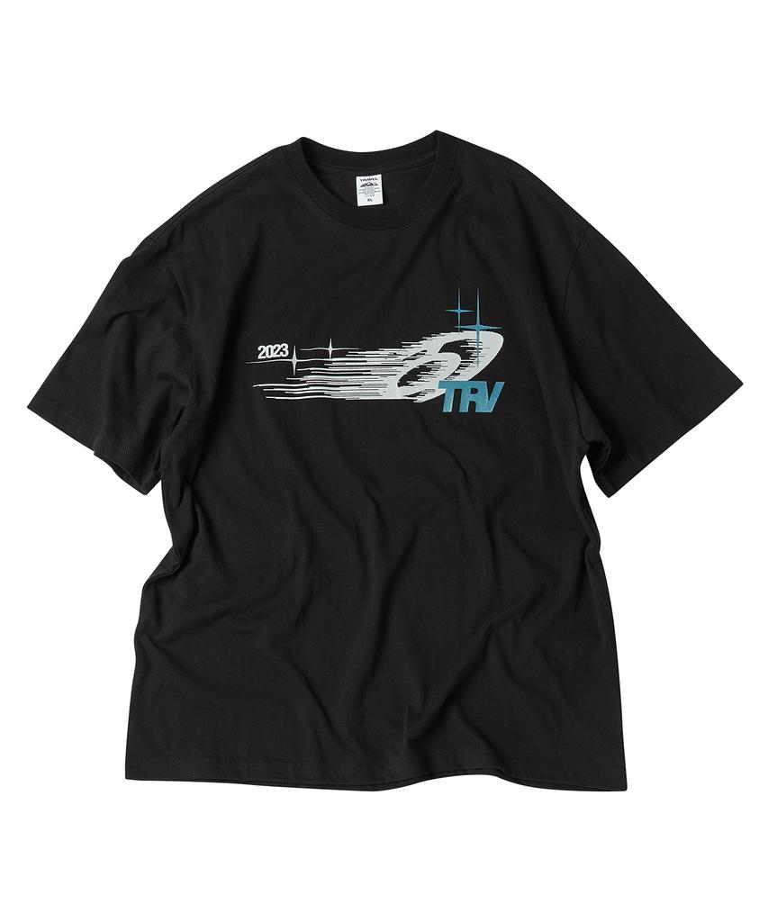 TRAVEL Speedy Logo Short Sleeve T-Shirt Black