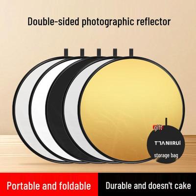 Reflector Spotlight: Foldable 5-in-1 Handheld Lighting Board for Outdoor Photography and Live Broadcasts