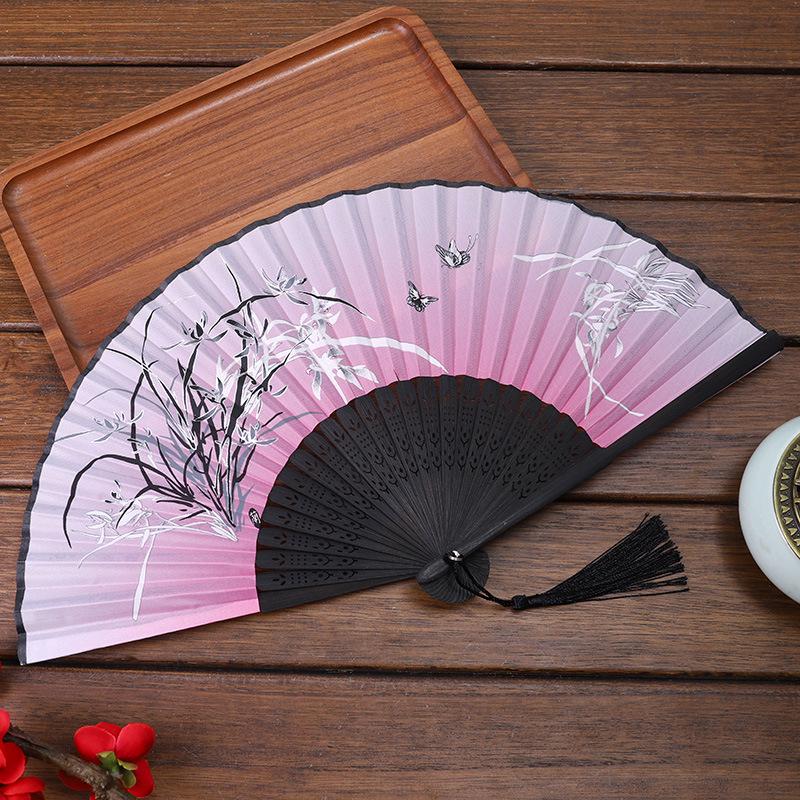 Ancient Style Folding Fan: Hanfu Dance Accessory & Photo Prop