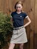 Elssibeui Cotton Mini Skirt_Light Beige