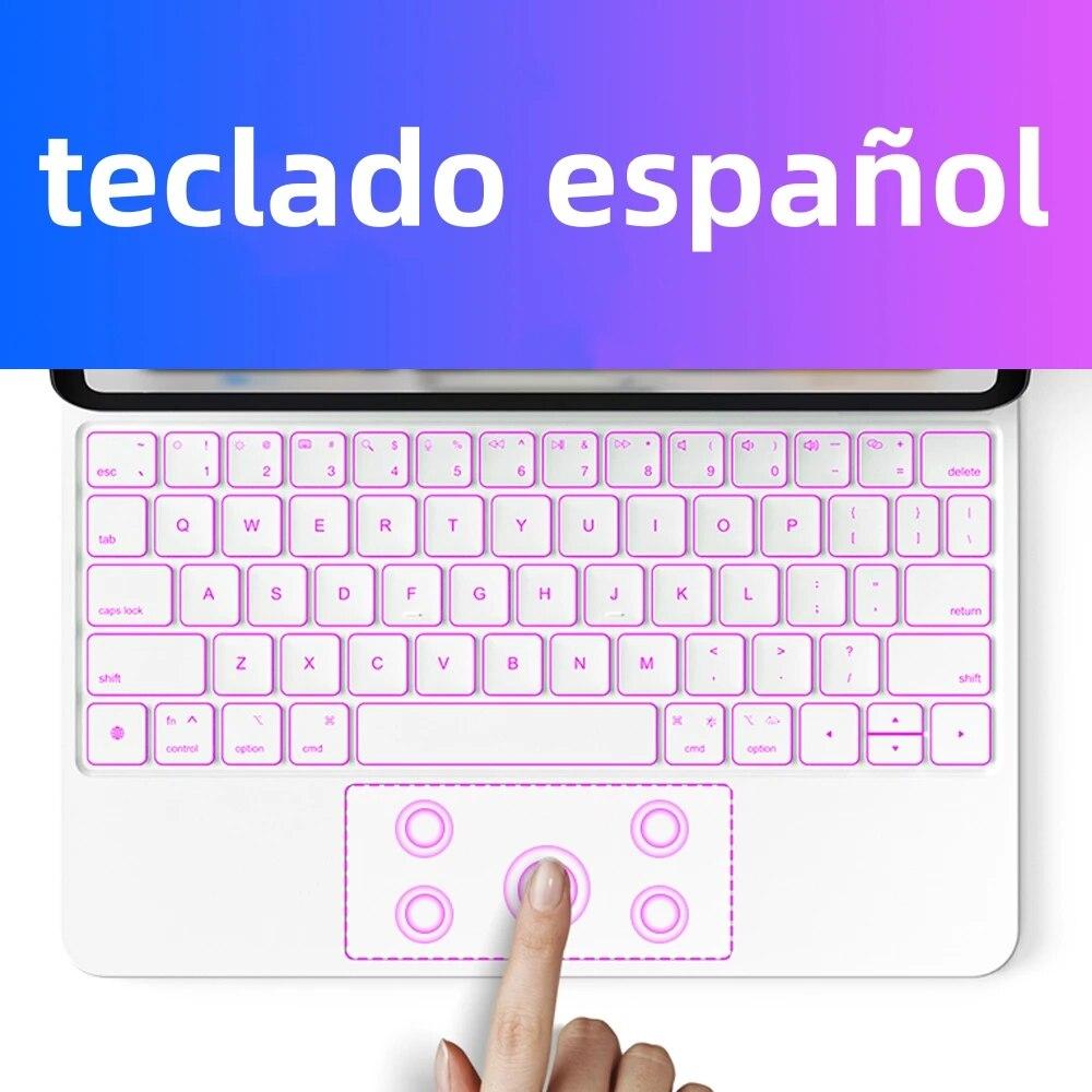 

Magic Keyboard for iPad Air 6 Case for iPad Pro 13 Inch Pro 11 for iPad Pro 12.9 Air 5 Air 4 10.9 with LCD Display Pro 11 Air 4 5
