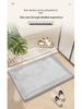 Enhanced Memory Foam Non-slip Bathroom Mat - Absorbent, Machine Washable Toilet Floor Rug