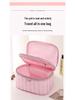 Chic Double-Layer Travel Makeup Bag: Cute, Spacious, Portable Cosmetics Organizer