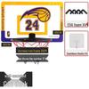 Punch-Free Foldable Basketball and Volleyball Hoop for Kids - Indoor/Outdoor Wall-Mounted Dunk Board