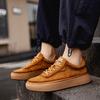 Brand Men Casual Genuine Leather Shoes Thick Bottom Office Oxford Business Shoes Comfy Antiskid Outdoor Running Sneakers Shoes