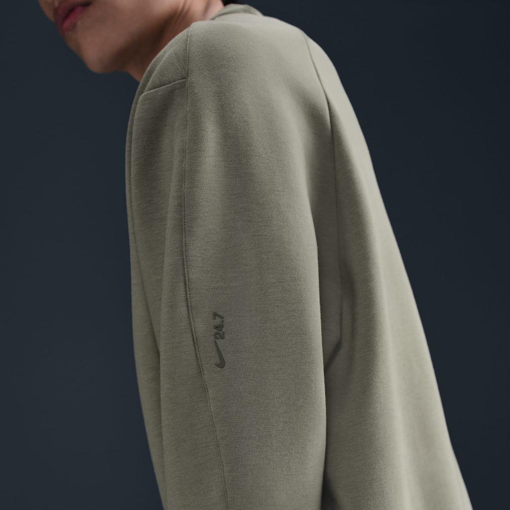 Nike Dri Fit Sweatshirt Men's Light Green Gray/Steel Green HQ6965-320