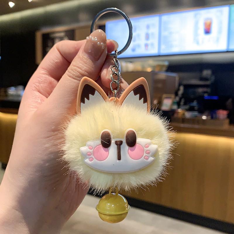 Year of the Sheep Lamb Keychain: Cute Plush Pendant for Students' Bags