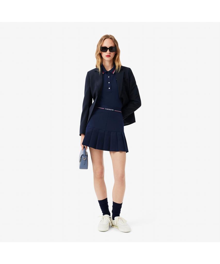 LACOSTE Damen Minirock mit Logo-Bund und Falten JF5323-55N 166