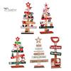 Charming Xmas Tabletop Ornaments Christmas Tree Ornament, Wooden Letter Sign Decorative Small Festive Accents for Office Compact Stable Party Supplies
