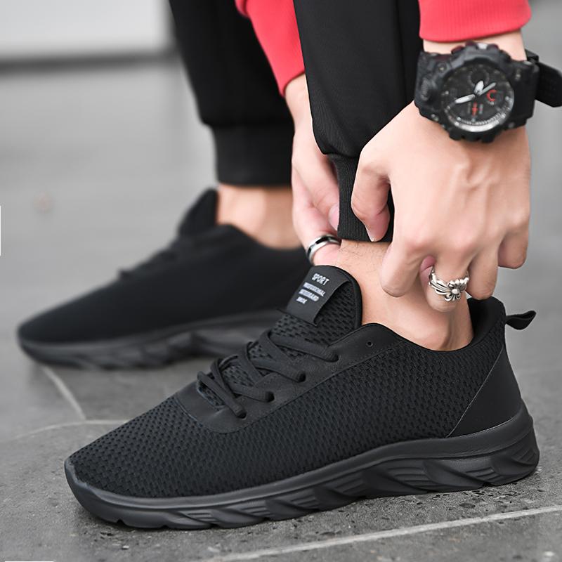 39-48 Мужская повседневная спортивная обувь большого размера с воздушной вентиляцией — фото 6