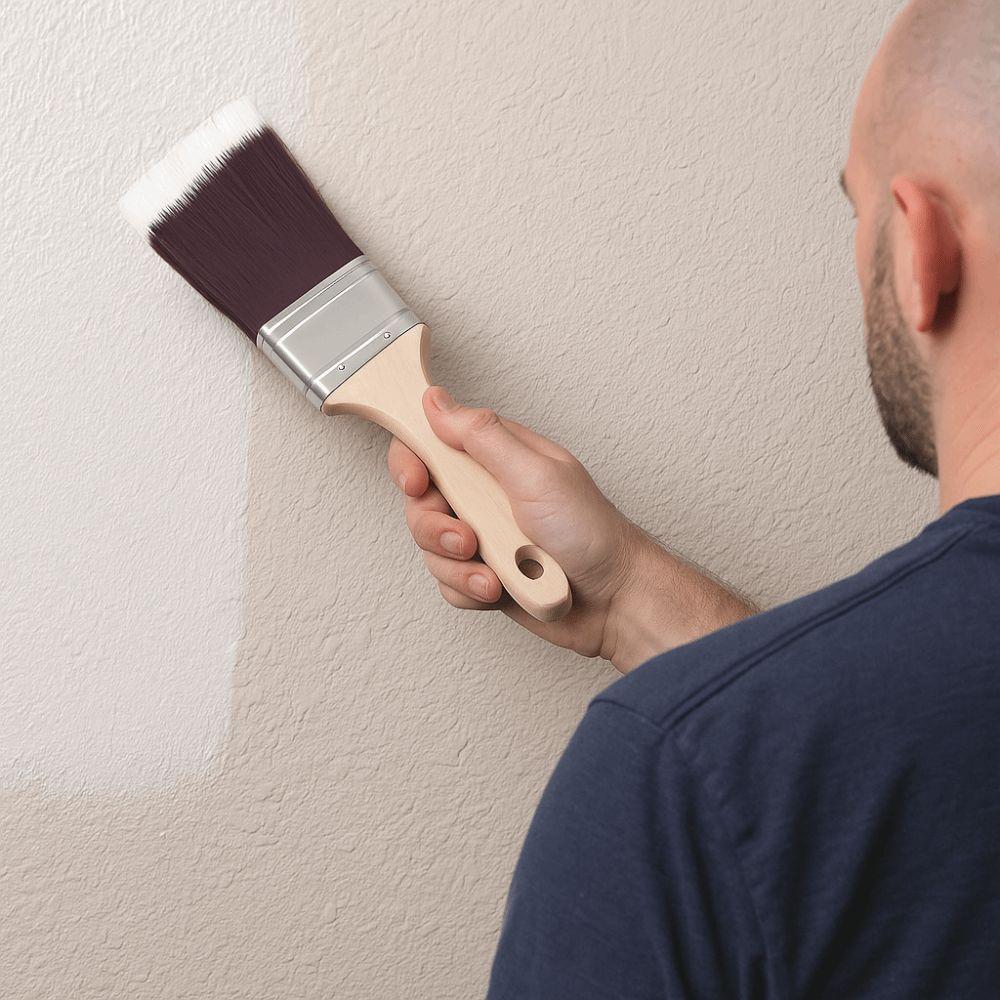 Soft Bristle Angled Wood Handle Brush Cleaning Tool Wall Brushing Tools Paint Brush  Wall Painting