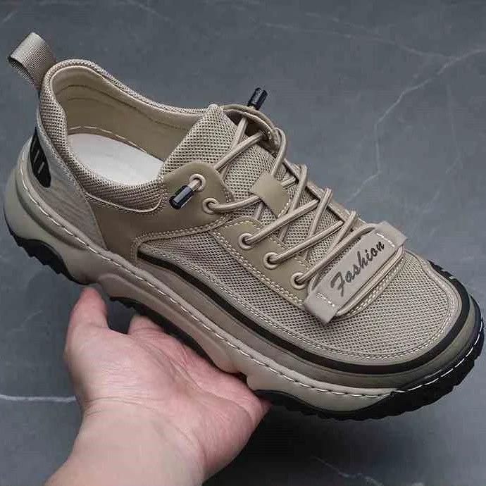 Trendy Breathable Casual Shoes For Men 2025 New Summer One Step Soft Bottom Canva Shoes Wholesale Non-Leather Leatherless Shoes