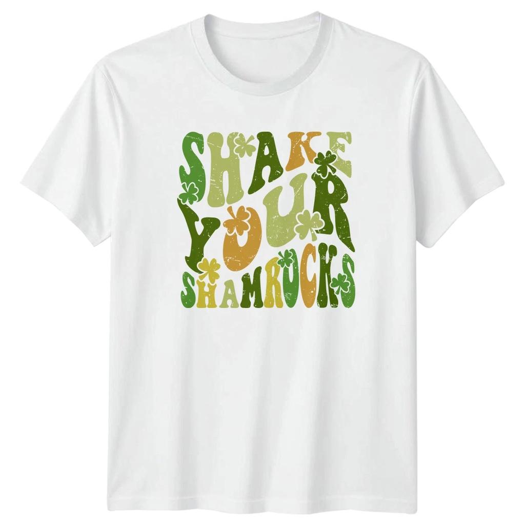 Shake Your Shamrocks T-Shirt Retro St Patricks Day Gift For Him And Her