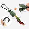 6Pcs Squid Jig Baits Protector Cuttlefishes Umbrellas Lures Caps with Carabiner Fishing Tackle Squid Jig Cover Protector