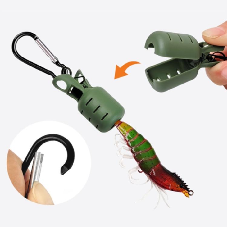 6Pcs Squid Jig Baits Protector Cuttlefishes Umbrellas Lures Caps with Carabiner Fishing Tackle Squid Jig Cover Protector