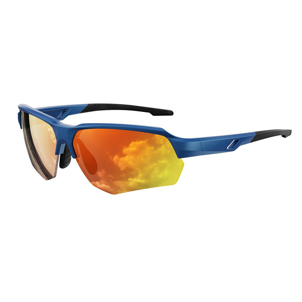 New TR90 Professional Bicycle Riding Glasses European American Foreign Trade Outdoor Windproof UV Resistant Sports Sunglasses
