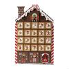 G8DA Wooden House Advent Calendar With 24 Numbered Drawers For Kids Adult