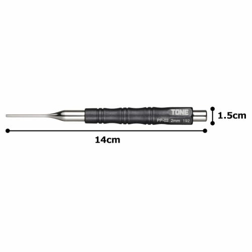 TONE Pin Punch PP-02 Black 2mm