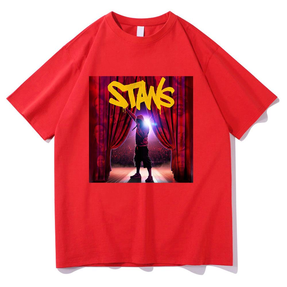 Eminem STANS T-Shirt Fahsion Retro Herren-/Damenbekleidung für Liebhabergeschenke Vintage Sommer Baumwolle Grafik Hochwertige T-Shirts Tops