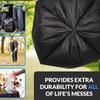 Leak Bags, Large Flat Top Garbage Bags for Hotel and Home Use