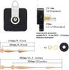 High Torque Quartz Wall Clock Movement Silent DIY Clock Mechanism 30cm Long Metal Clock Needle Large Torque Movement Parts