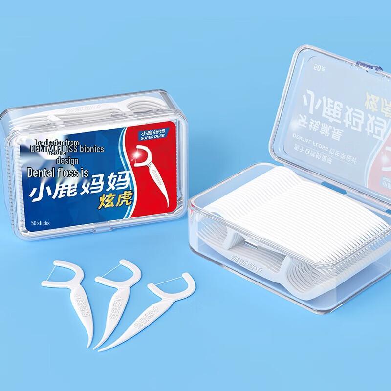 FAWNMUM Ultra-Fine Dental Floss Picks, 150 Count Family Pack