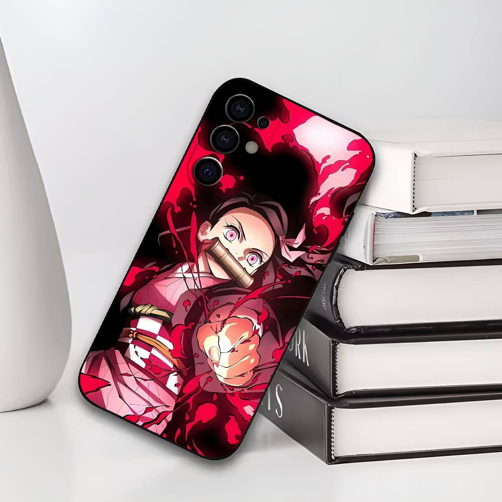 N-Nezuko K-Kamado Phone Case For Samsung S25,S24,S21,S22,S23,S30,Ultra,S20,Plus,Fe,Lite,Soft Black Cover