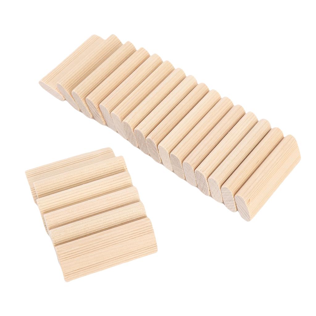 50Pcs Wooden Domino Tenon Set 8x22x50mm Multifunctional Dowel Block for Joinery Systems Woodworking Furniture Splicing