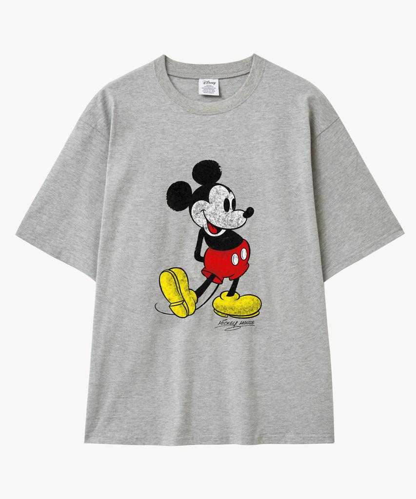 VTWO Vintage Classic_ Mickey_ T-Shirt (Grey)