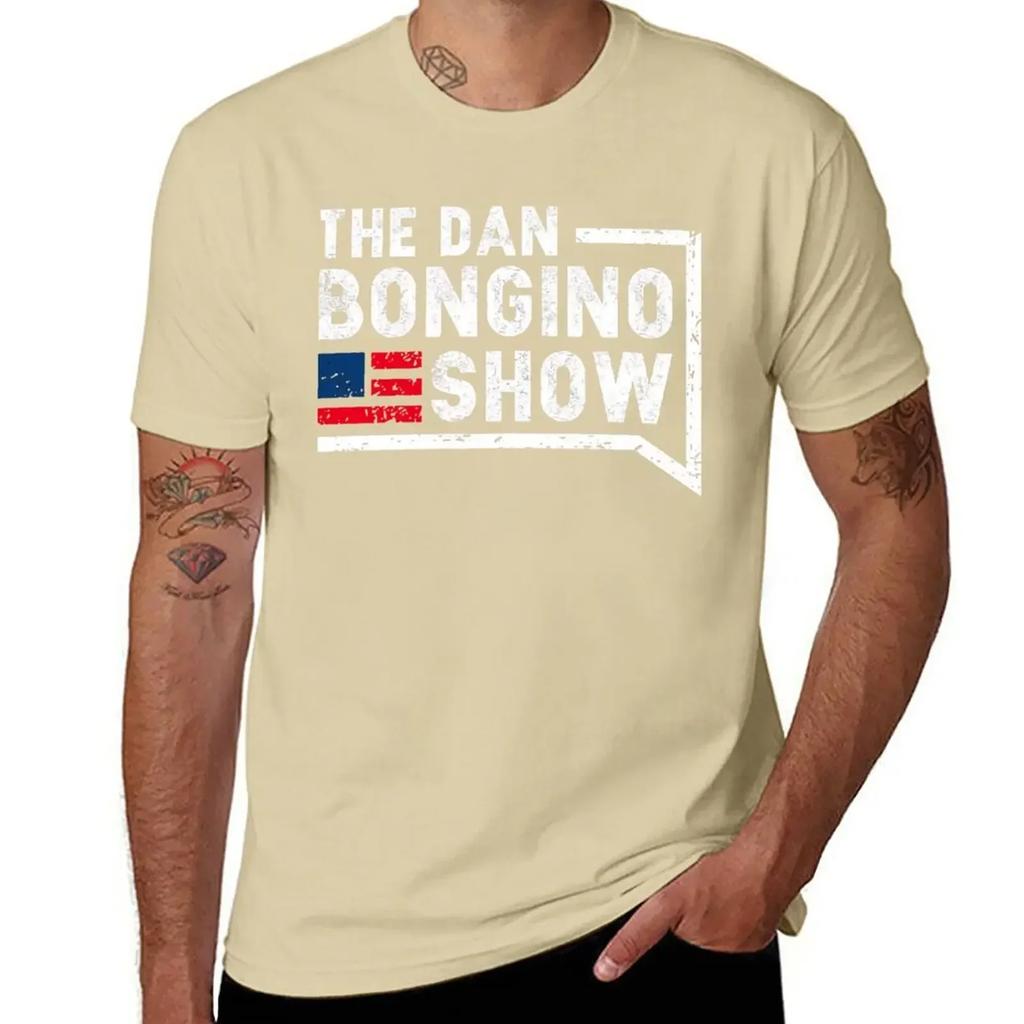 Dan Bongino For Fans T-Shirt Cute Tops Sports Fans Fruit of the Loom Mens T Shirts