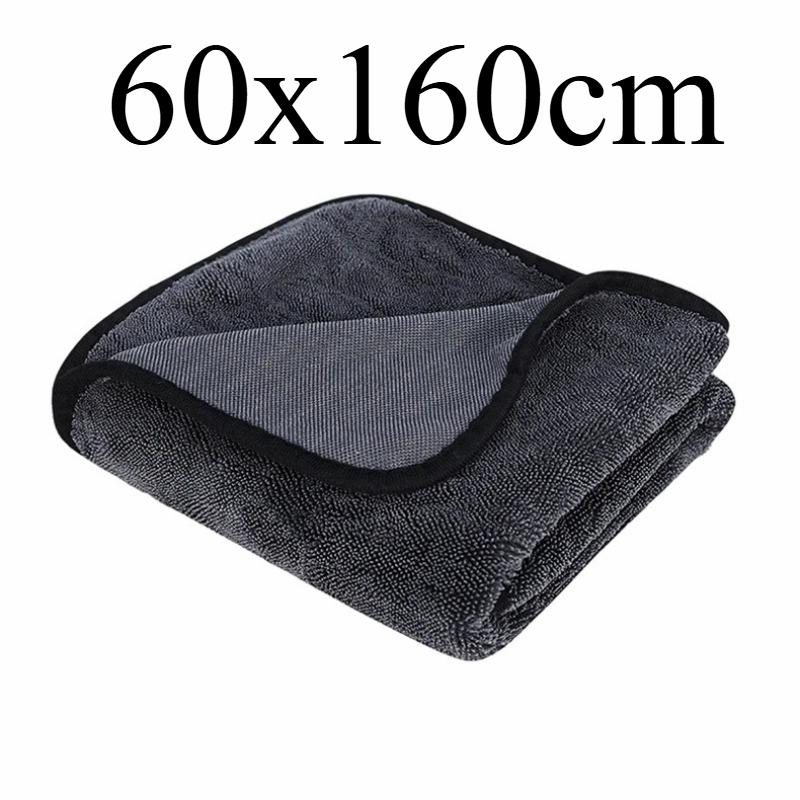 Car Wash Towel 1200GSM Microfiber Double-Sided Ultra Absorbent Car Wash Cloth Cleaning Drying Towel Washing Accessories