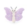 Apricot Lamb Purple Butterfly Plush Toy, Soft and Cute, Fluffy Purple Butterfly, Suitable for Boys and Girls, 19cm