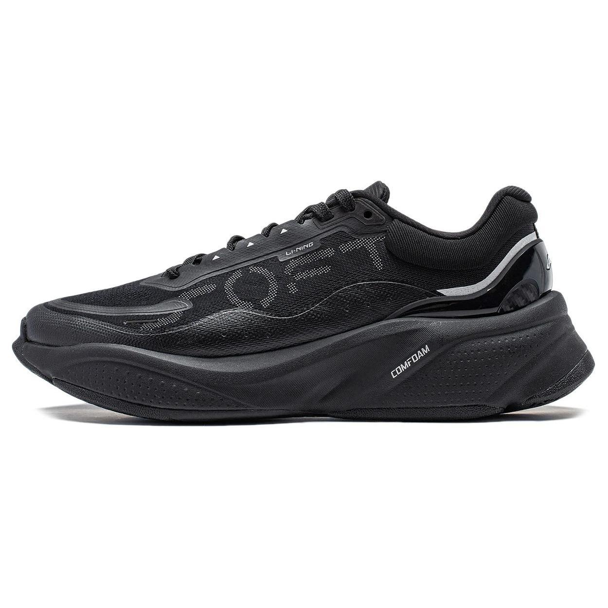 (WMNS) Li-Ning Soft Comfoam Lifestyle Shoes Black Silver Women s AGLU010-1 EU 36⅓