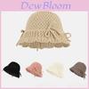 Chapeau seau tricoté avec motif papillon pour la protection solaire et le style décontracté