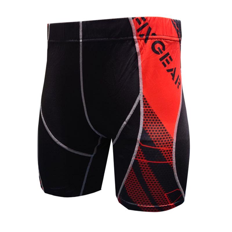 

Мужские компрессионные фитнес-шорты быстросохнущие - Дышащие, формирующие фигуру, 5-точечный дизайн для бега и плавания Double Extra Large