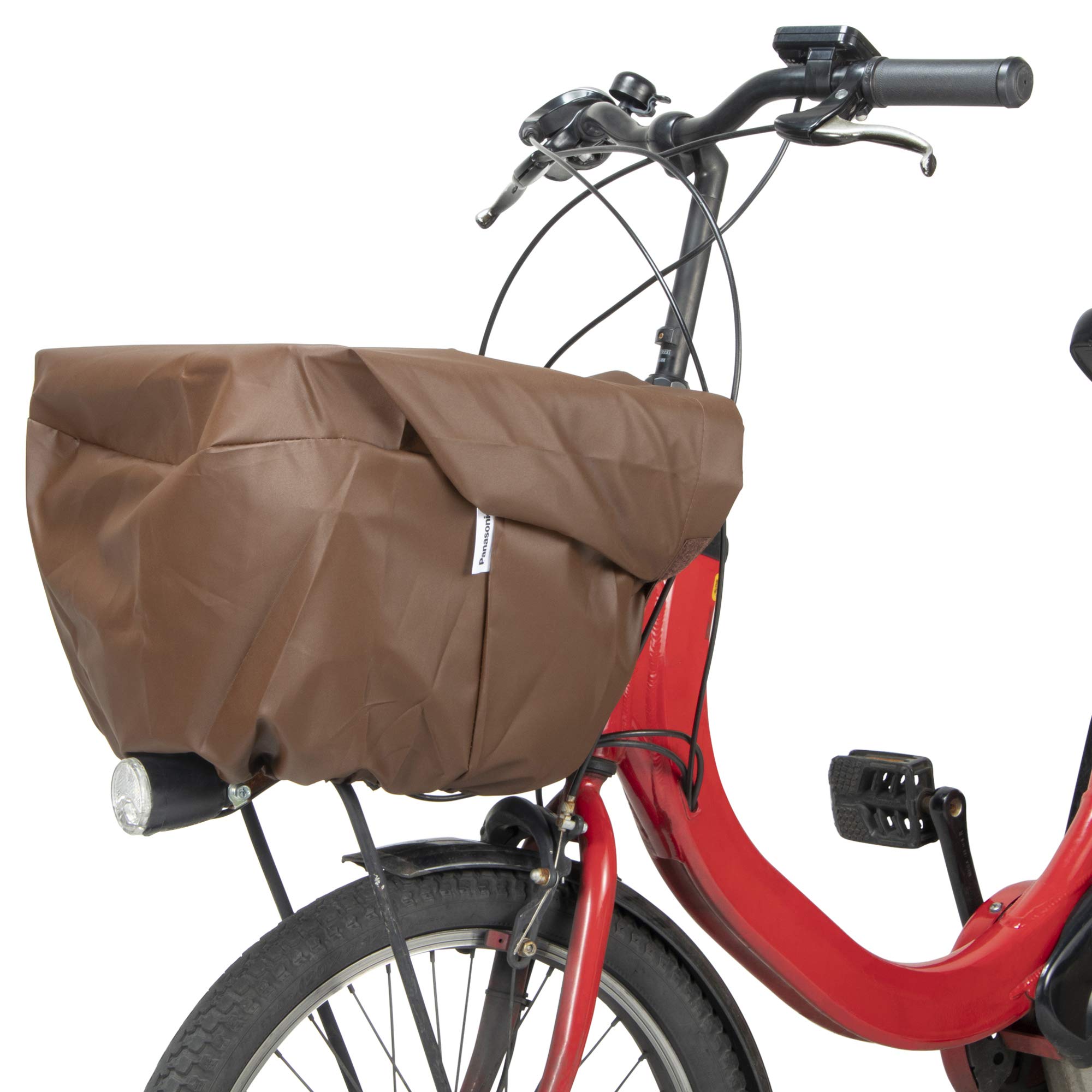 

Panasonic NSAR147 Front Basket Cover for Brown Roll-Top Bicycles,