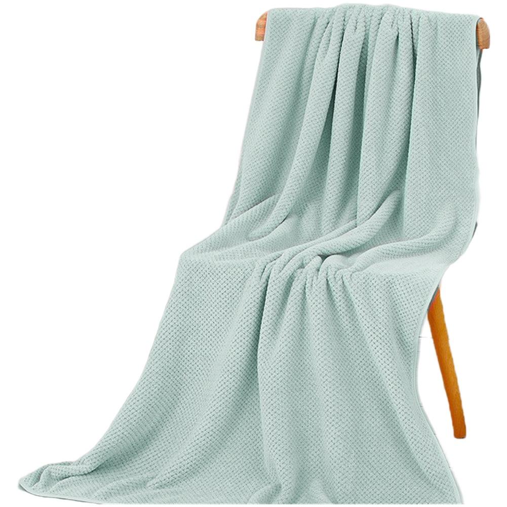 Thick bath towel coral fleece quick drying 70 by 140 cm no lint shedding super absorbent no fading for daily use